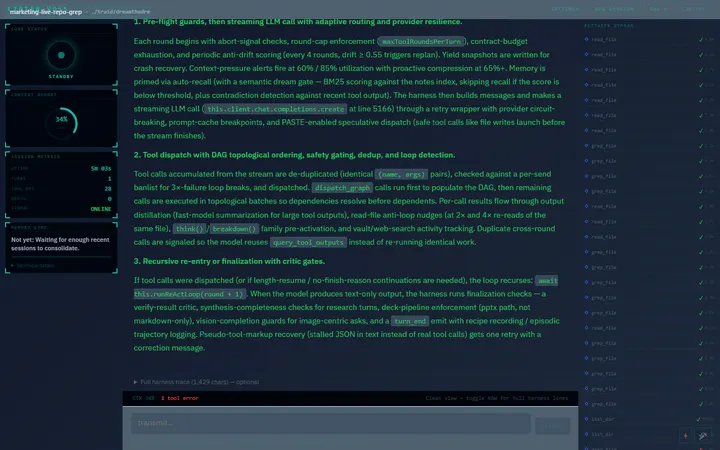 Screen recording: Map the repo, trace the ReAct loop